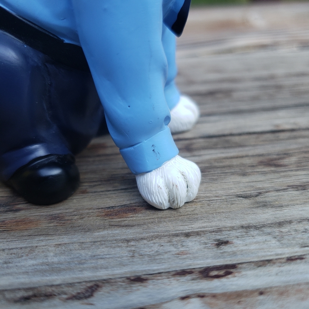 The Hamilton Collection to Purr-tect & Serve Cat Figurine - OFFICE-PURR Cat - Picture 8 of 13